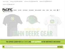 Tablet Screenshot of pacificgolfturf.com